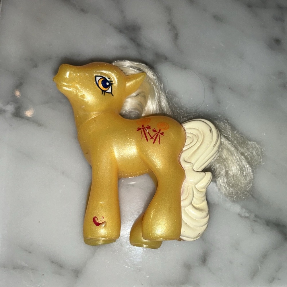 My‎ Little Pony Happy Meal BUTTERSCOTCH 2003 G3 Yellow Lollipop Brushable